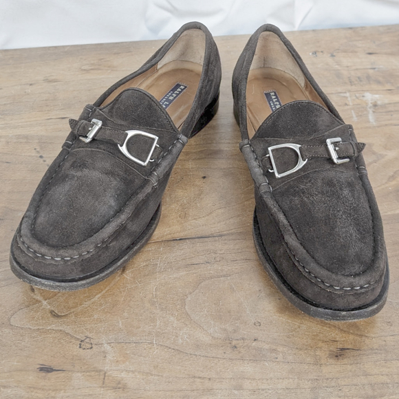 Ralph Lauren Collection Shoes - Ralph Lauren Collection Italian Made ladies' Suede Loafers 8B